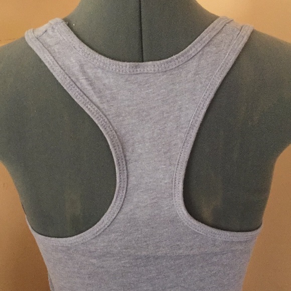 MuscleBox Razor Back Athletic Tee Gray - Picture 4 of 8